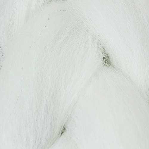 48 Inch Modu Anytime 60g | Kanekalon Jumbo Braid Hair Extensions-Snow White Synth-Doctored Locks