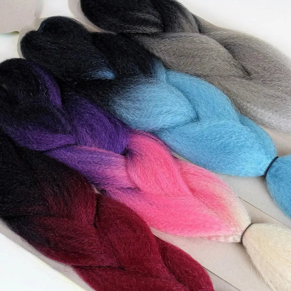 48 Inch RastAfri Highlight 55g | Kanekalon Jumbo Braid Hair Extensions-Doctored Locks