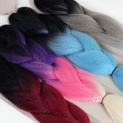 48 Inch RastAfri Highlight 55g | Kanekalon Jumbo Braid Hair Extensions-Doctored Locks