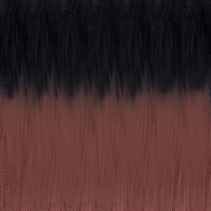 48 Inch RastAfri Highlight 55g | Kanekalon Jumbo Braid Hair Extensions-Ombre Natural Black and Brown Synth-Doctored Locks
