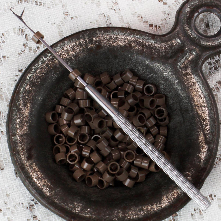 5.5 Stainless Steel Microneedle Bead Threader-Doctored Locks