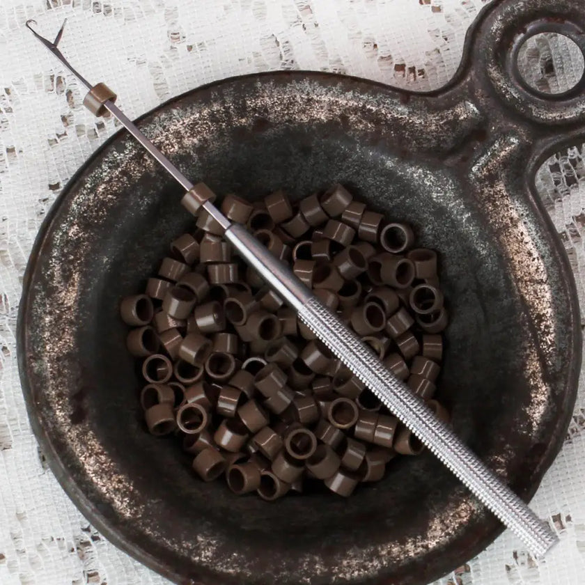 5.5 Stainless Steel Microneedle Bead Threader-Doctored Locks