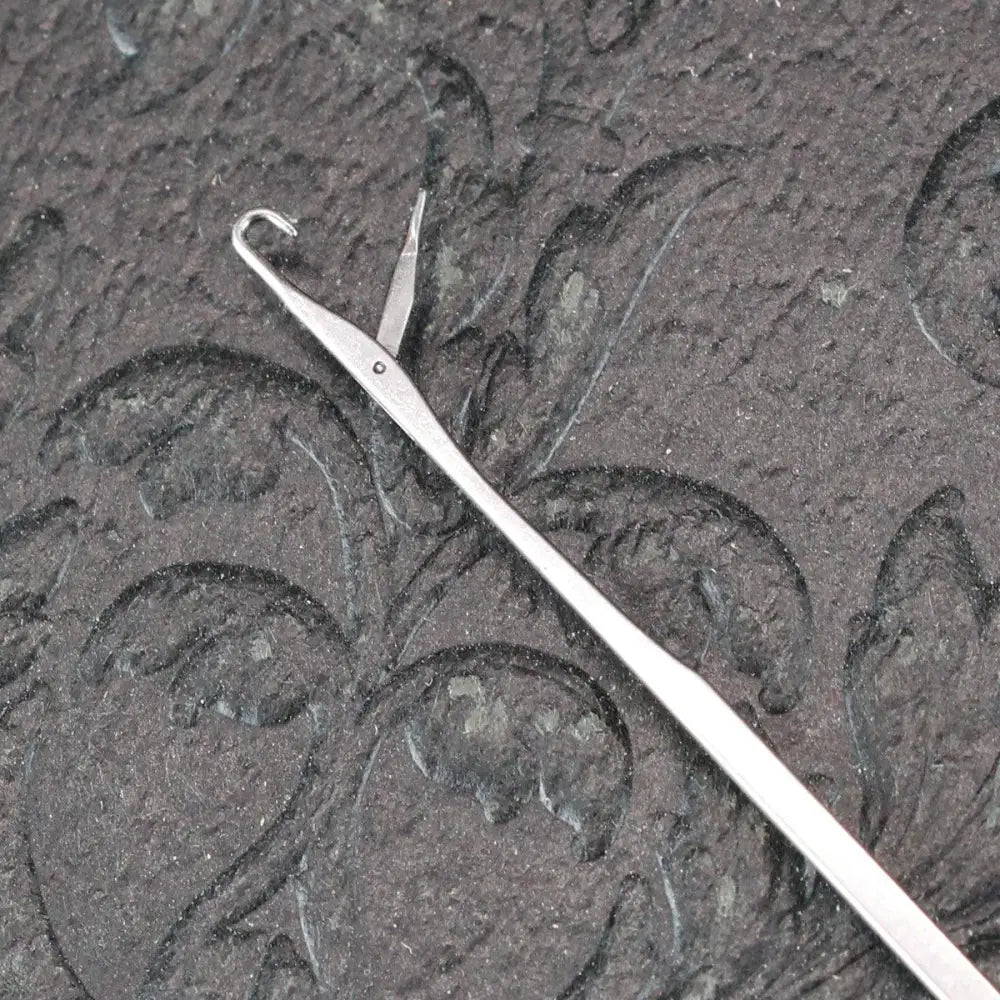 5.5 Stainless Steel Microneedle Bead Threader-Doctored Locks