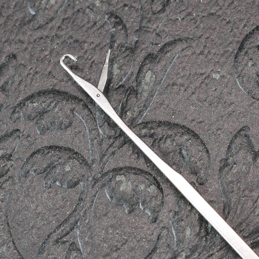 5.5 Stainless Steel Microneedle Bead Threader-Doctored Locks