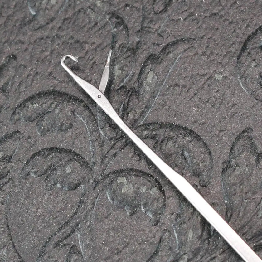 5.5 Stainless Steel Microneedle Bead Threader-Doctored Locks