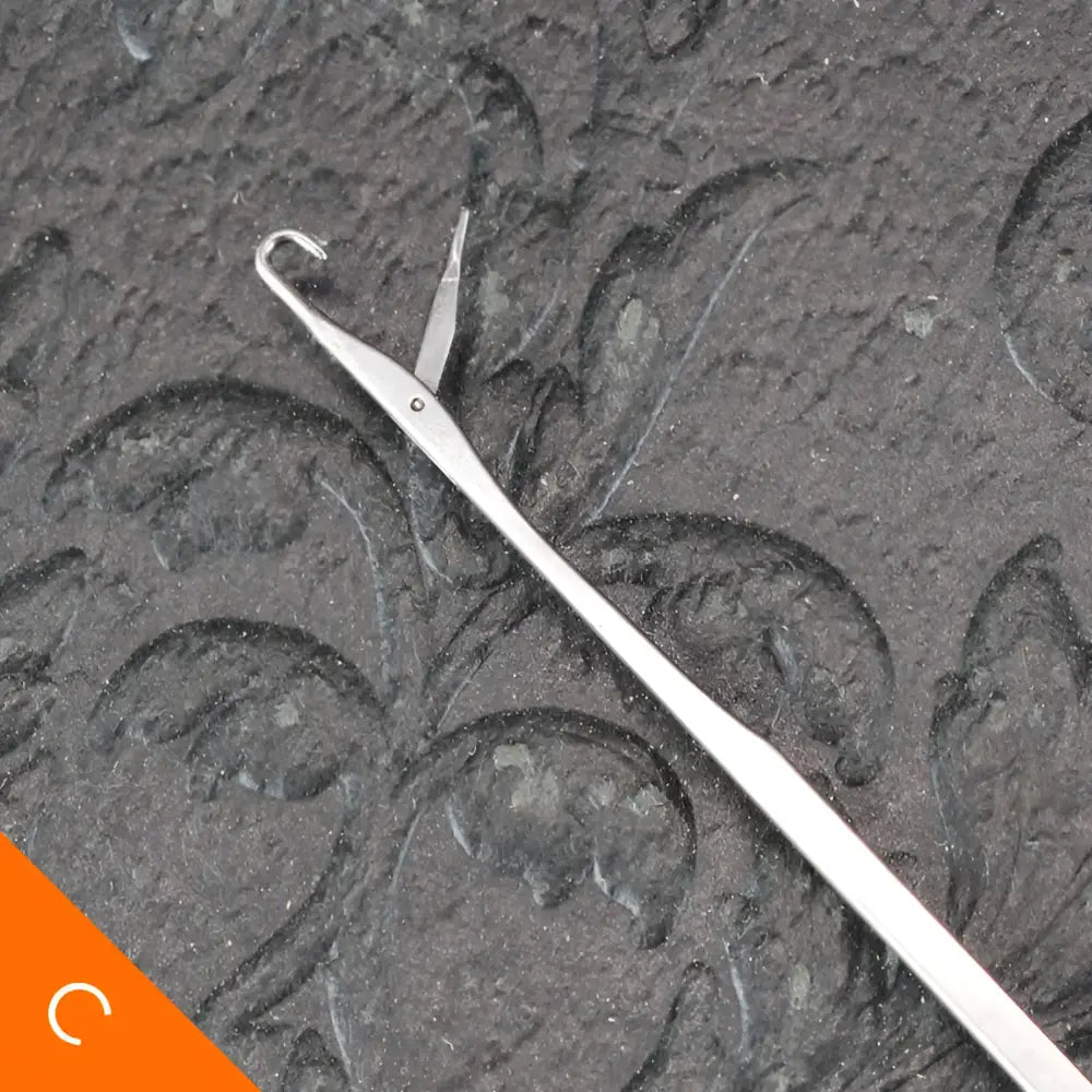 5.5 Stainless Steel Microneedle Bead Threader-Doctored Locks