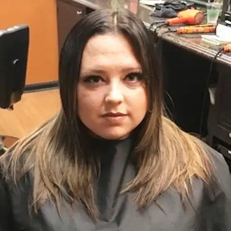 before hair extensions