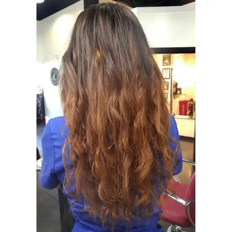 Transformation. After hair extensions