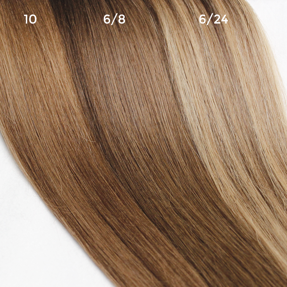 18 Inch Bliss Micro Fine Wefts - Hand Tied Straight 52g | 100% Remy Human Hair