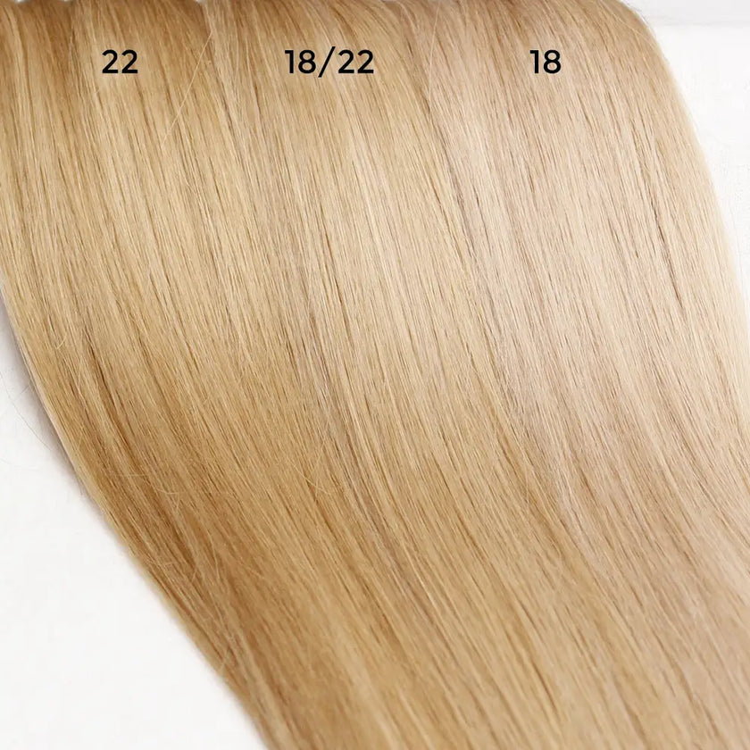 18 Inch Bliss Micro Fine Wefts - Hand Tied Straight 52g | 100% Remy Human Hair-Human Hair-Doctored Locks-1 Cool Black-Doctored Locks