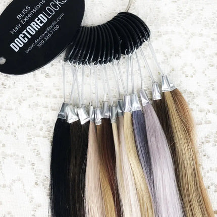 Elailite Nano Ring Hair Extensions Real Human Hair With Nano Beads Cold Fusion 50 Strands 50g
