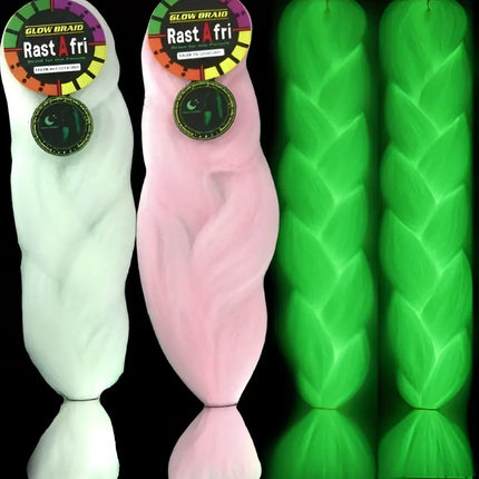 RastAfri Glow Braid 48 Inch 80g | Kanekalon Jumbo Braid Hair Extensions