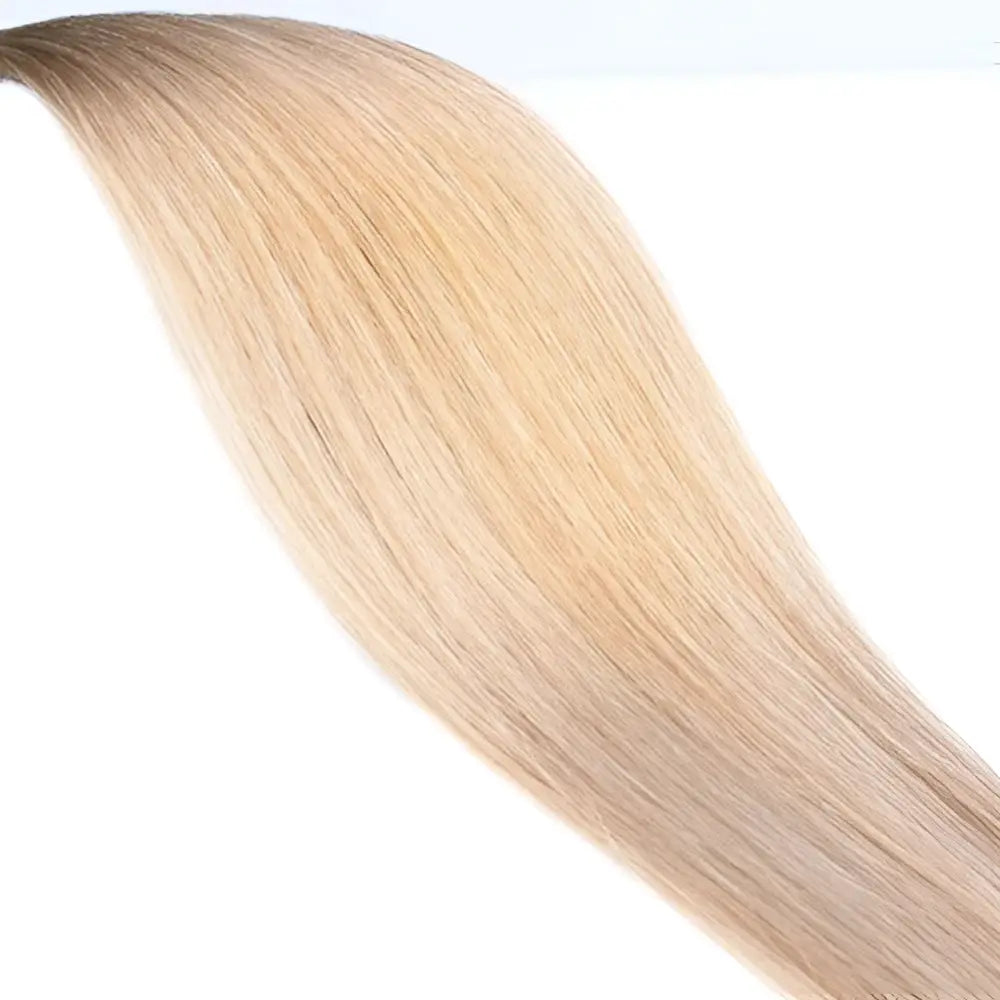 18 Inch 3mm Prebonded Keratin I-Tip - Straight 50g | 100% Remy Human Hair-Human Hair-Doctored Locks-M27613 Platinum Caramel-Doctored Locks