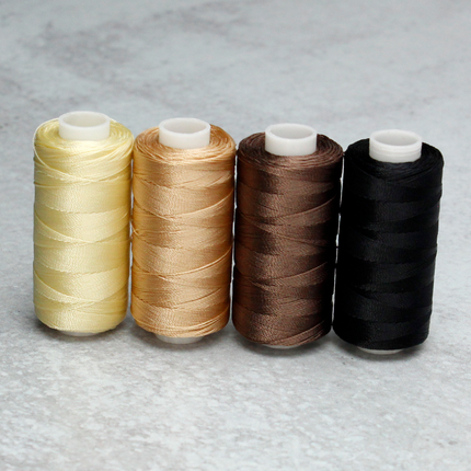 Nylon Bonded Thread - Ultra Strong and Tangle Free for Sew In Wefts-Doctored Locks