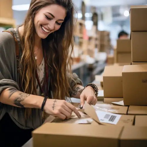 shipping out packages with care