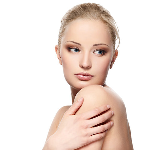 woman with square facial features