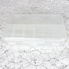 Closed clear plastic 10 compartment hair stylist kit container
